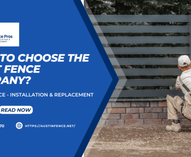 fence contractor installing new fence