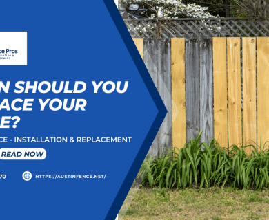 wooden fence with some newly replaced panels