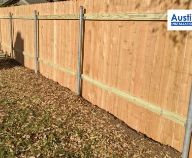 privacy wood fence
